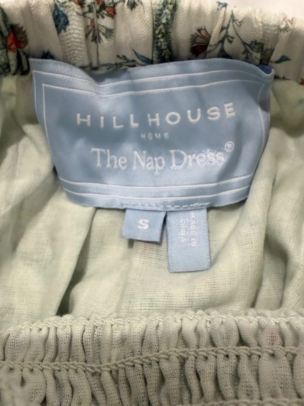 Hill House Home The Anita Nap Dress - Green Provence Floral - Picture 4 of 5